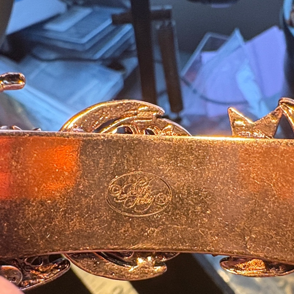 Celestial Gold Cuff Bracelet - image 5